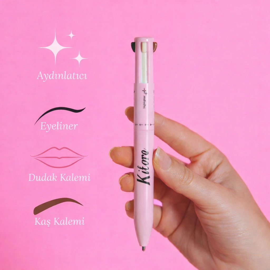 Kitora® 4 ü 1 Arada Makyaj Kalemi